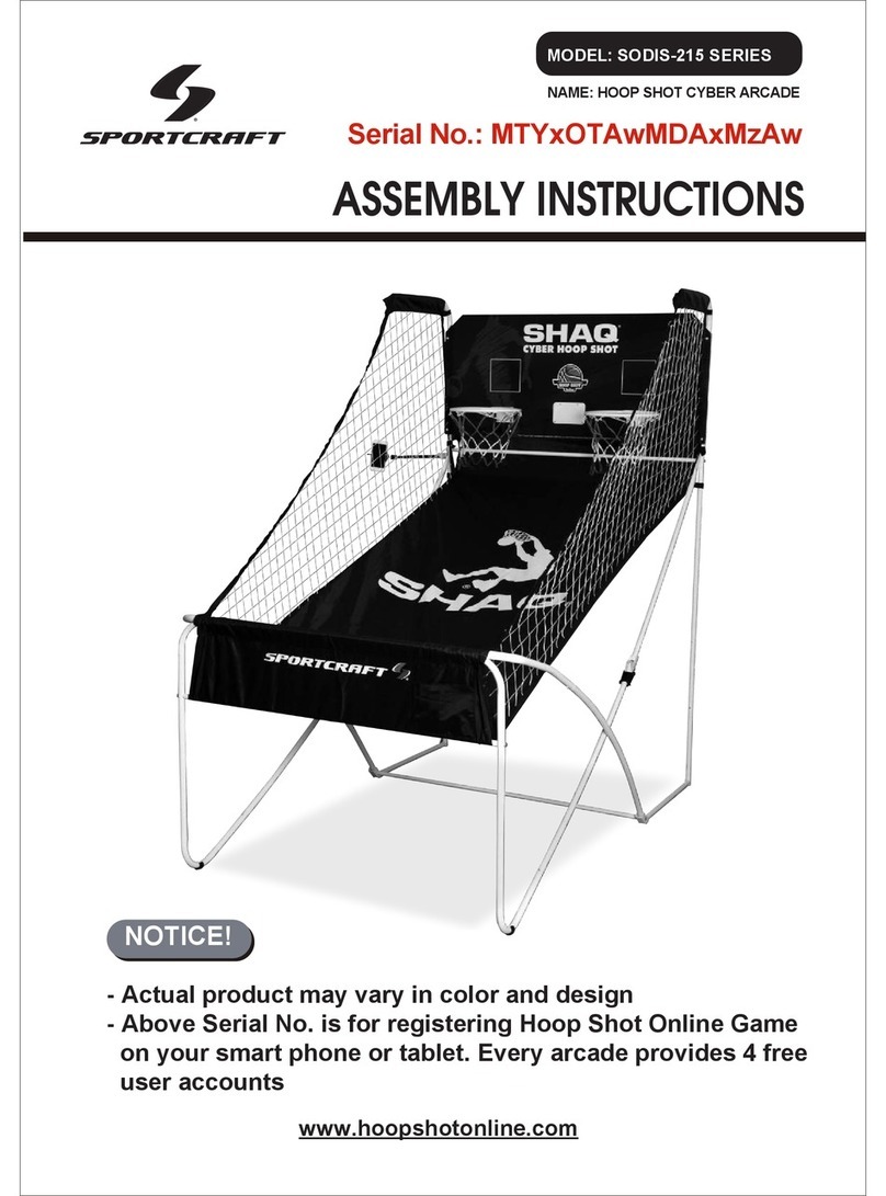 Sportcraft SODIS-215 SERIES Assembly instructions