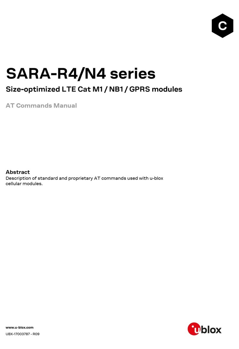 Ublox SARA-R4 Series Installation instructions