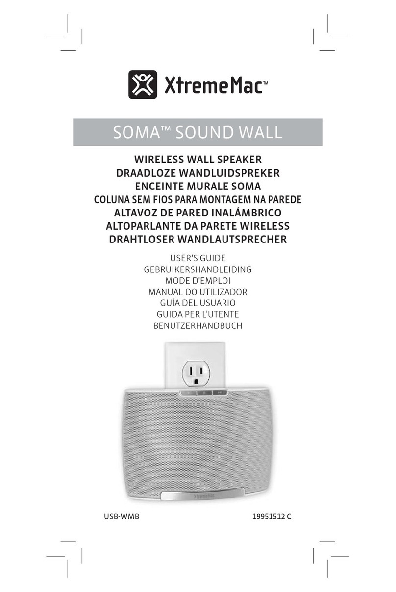 XtremeMac SOMA SOUND WALL user guide