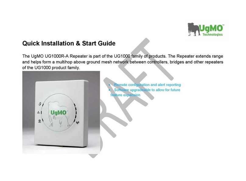 UGMO UG1000 Series Quick installation guide UGMO UG1000 Series Quick installation guide