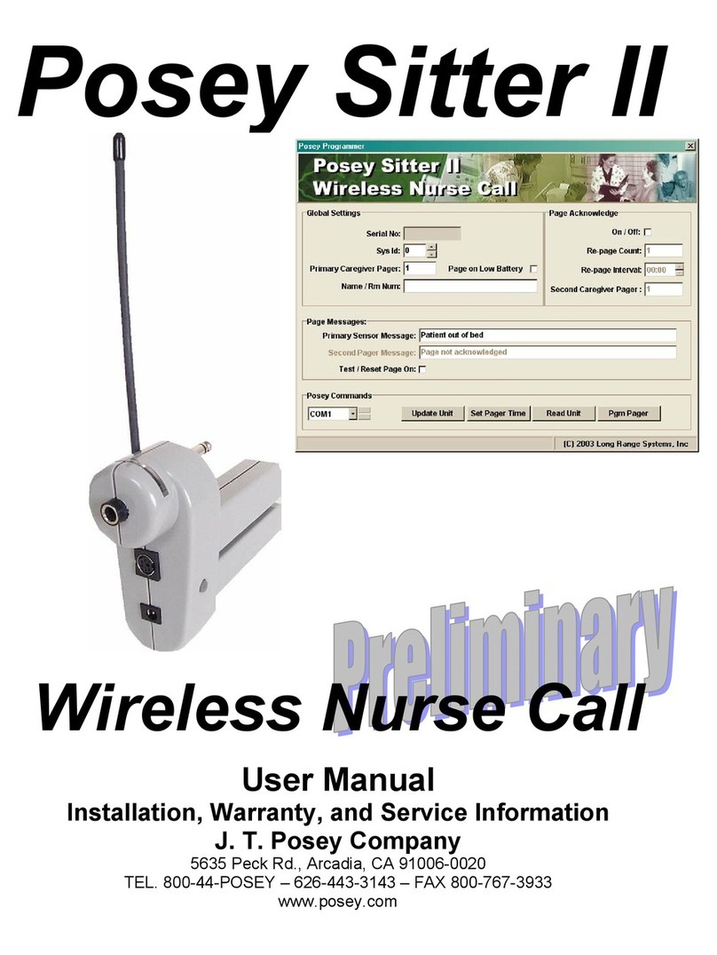 Posey Posey SITTER II user manual