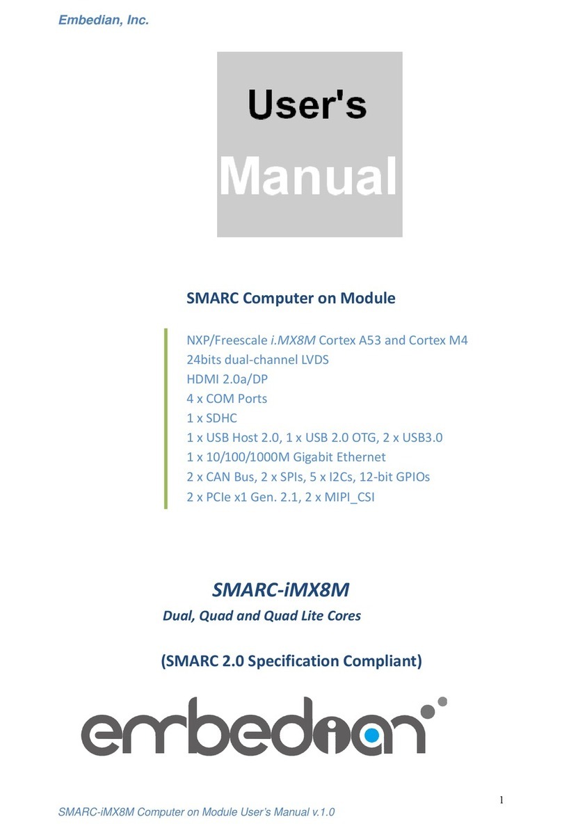 Embedian SMARC-iMX8M Series user manual