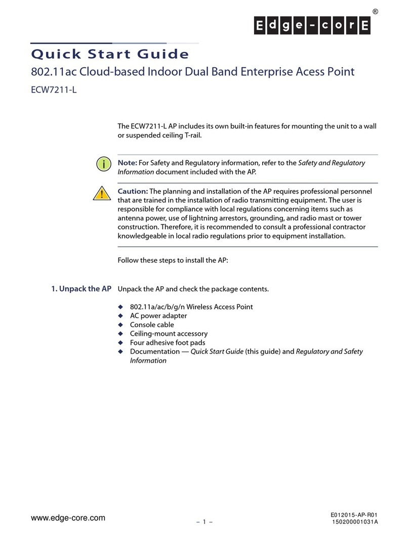 Edge-Core ECW7211-L User manual