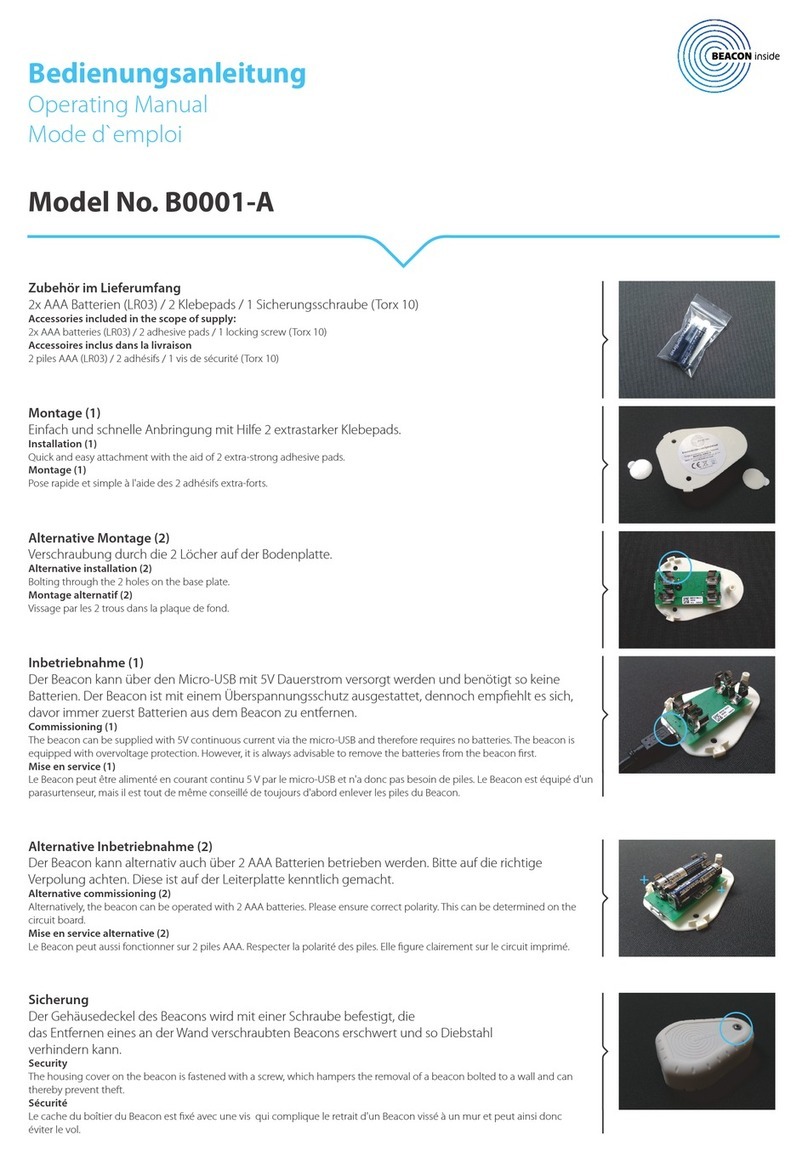 Beacon Inside B0001-A operating manual