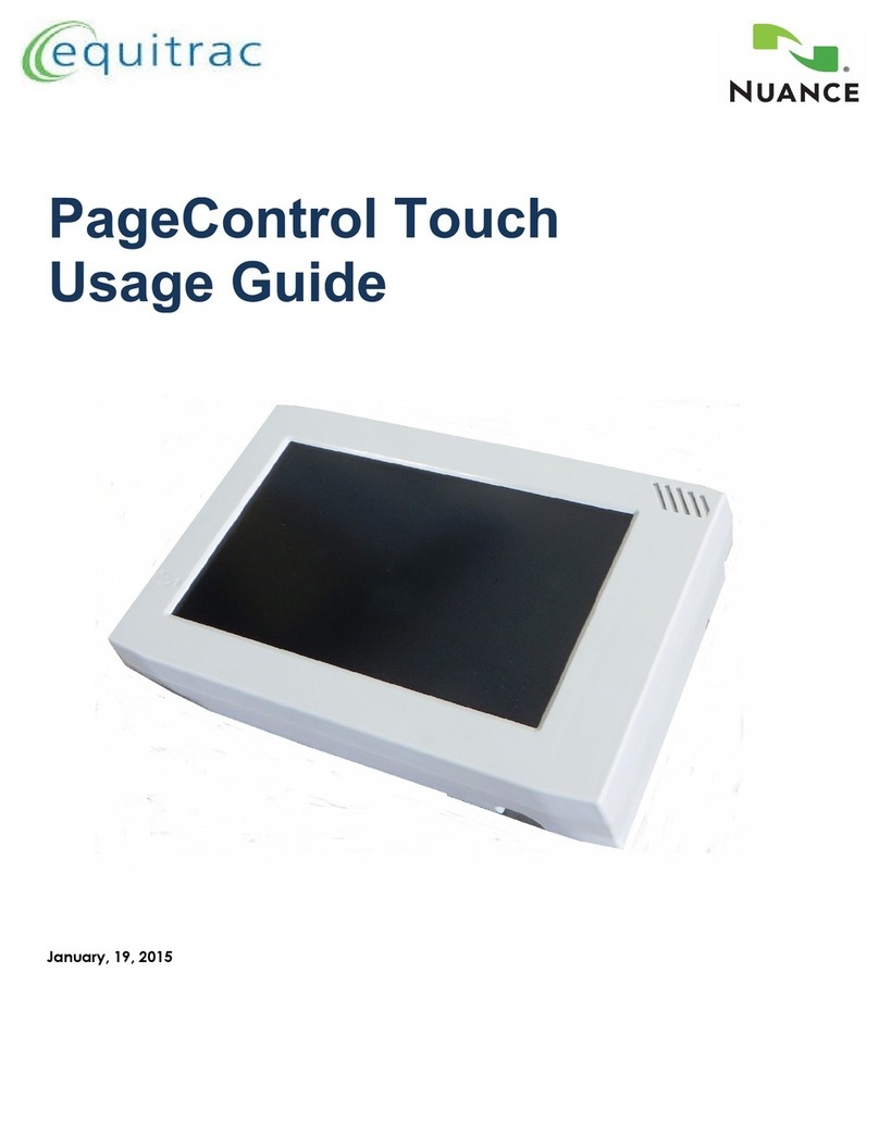 NUANCE PageControl Touch User manual