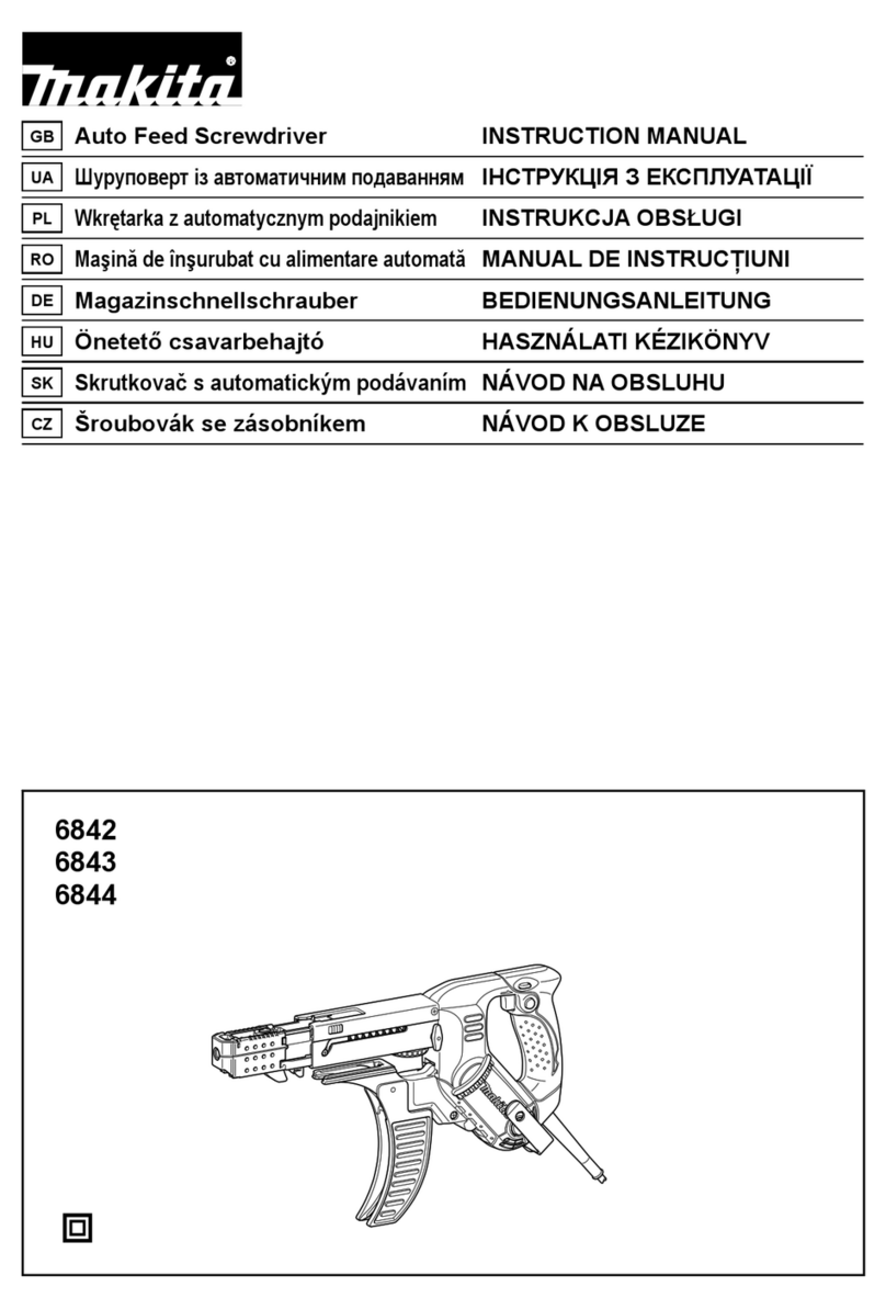 Makita 6842 User manual Makita 6842 User manual