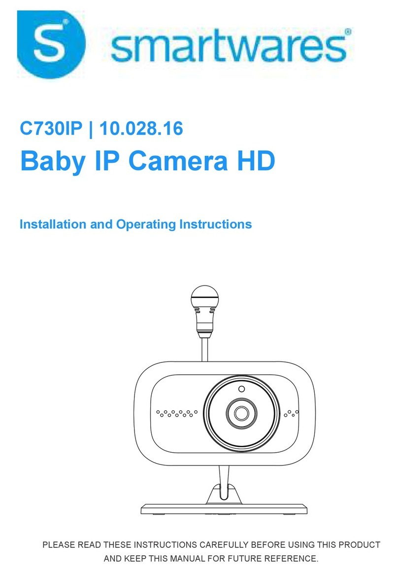 Smartwares C730IP 10.028.16 Installation and operating instructions