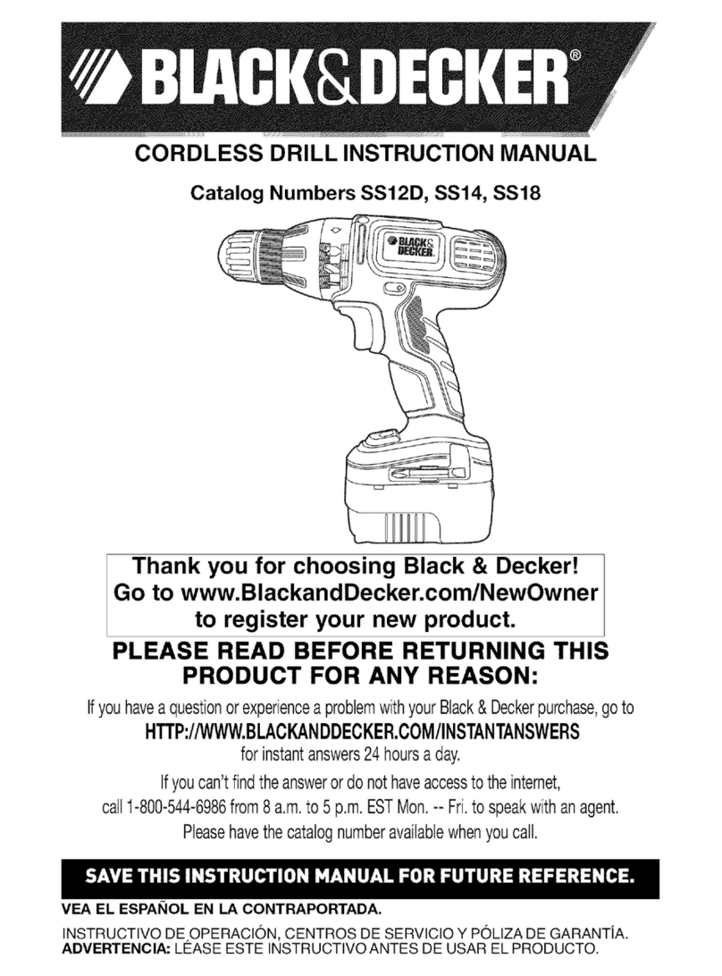 Black & Decker SS12D User manual