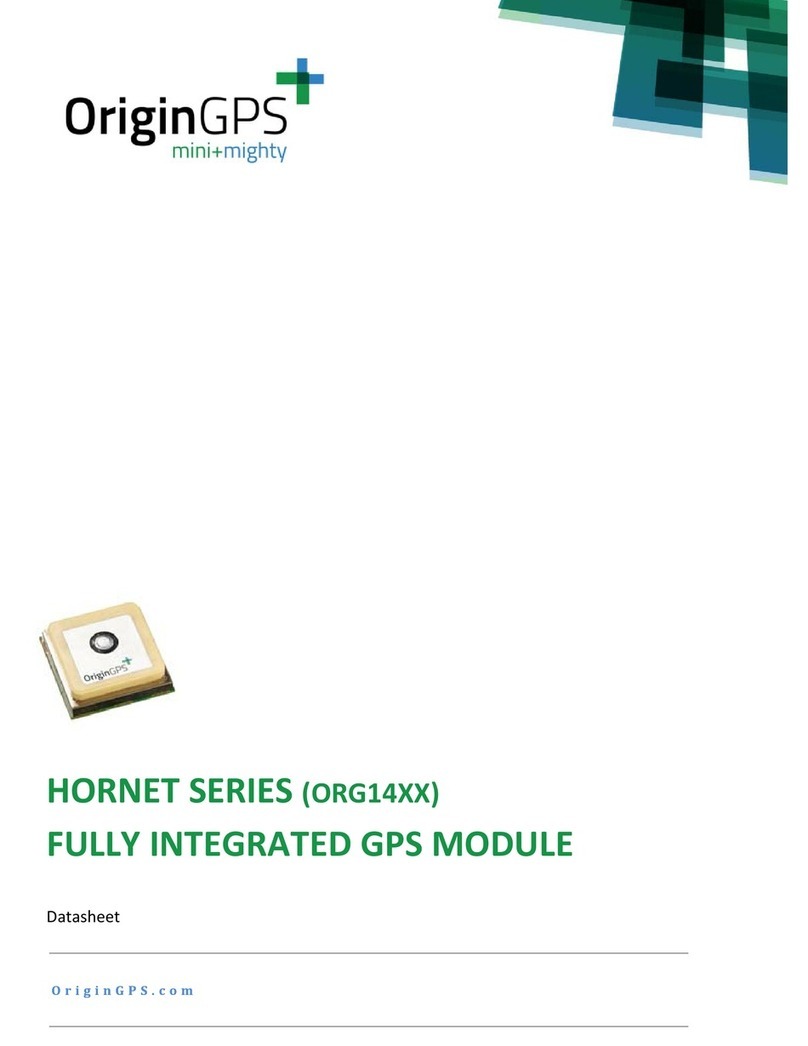 OriginGPS ORG14XX Series User manual