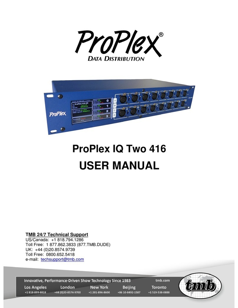 TMB ProPlex IQ Two 416 user manual