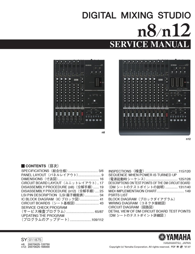 Yamaha n8 Service manual