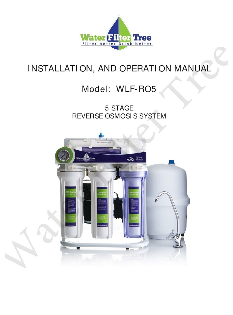 Water Filter Tree WLF-RO5 Installation and operation manual