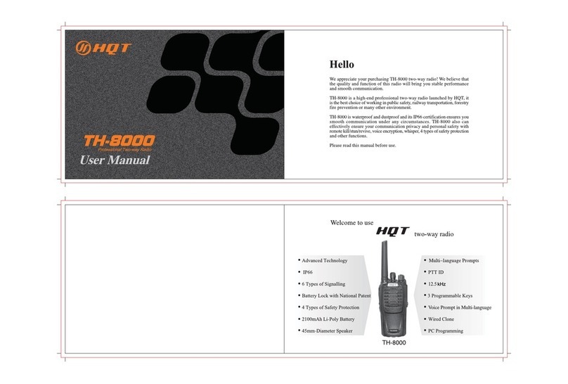 HQT TH-8000 User manual