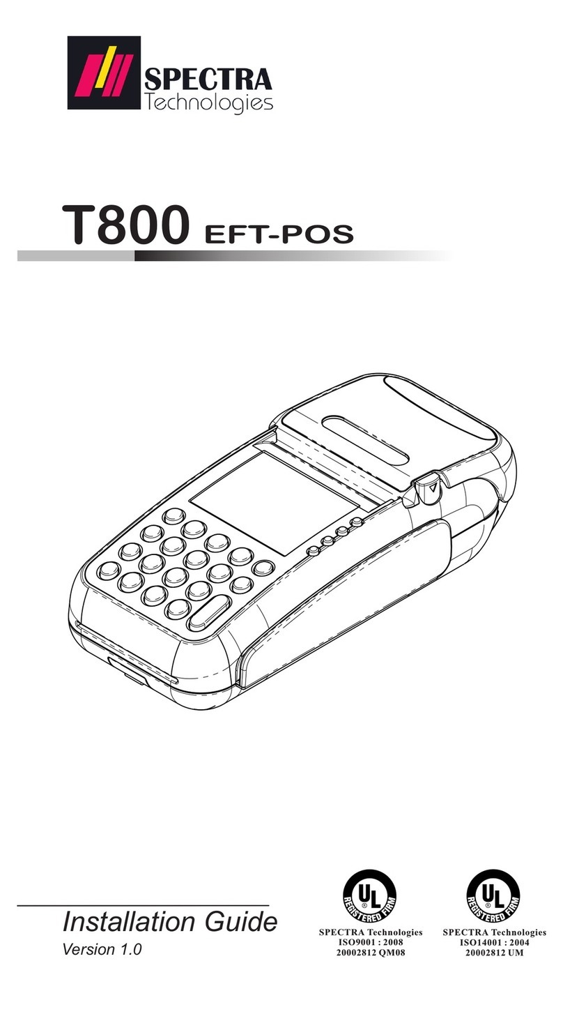 Spectra Technologies T800 installation guide
