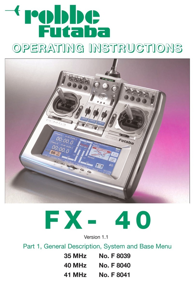 ROBBE-Futaba FX-40 operating instructions