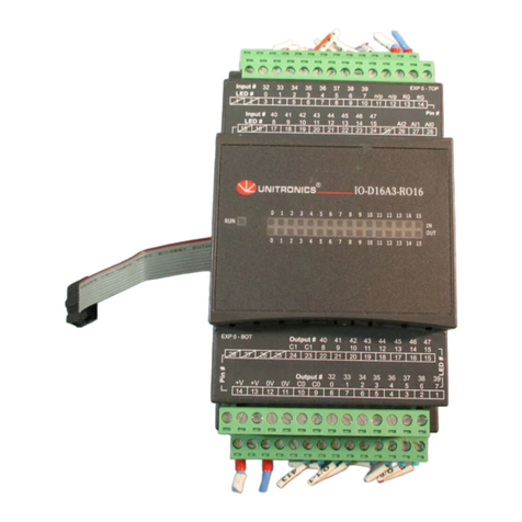 Unitronics IO-D16A3-RO16 installation guide Unitronics IO-D16A3-RO16 installation guide