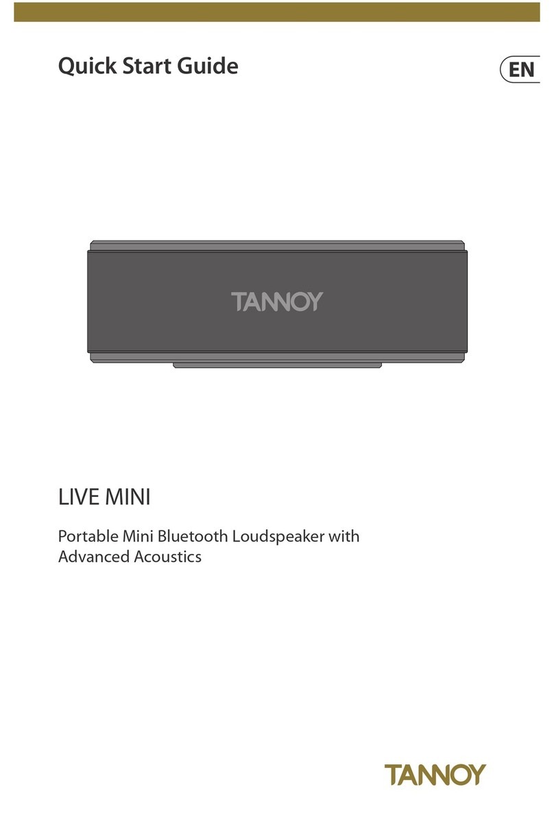 Tannoy LIVE MINI User manual