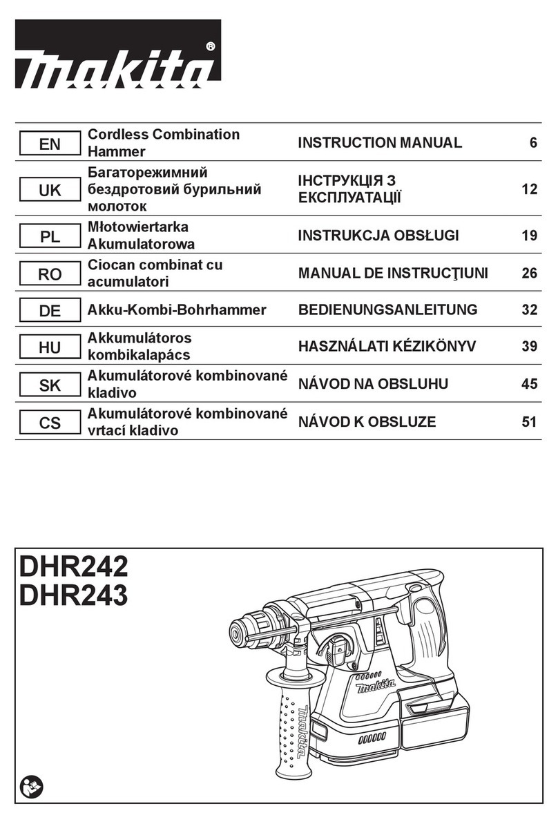 Makita DHR242 instruction manual
