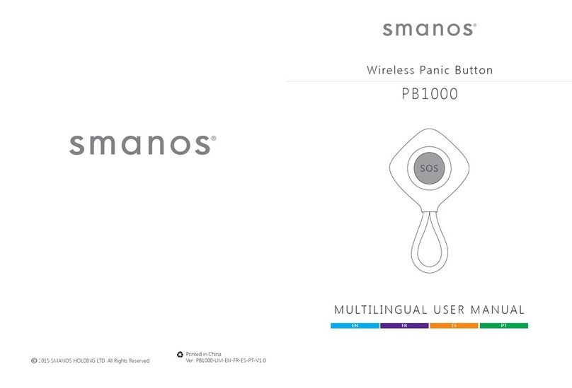 Smanos PB1000 User manual