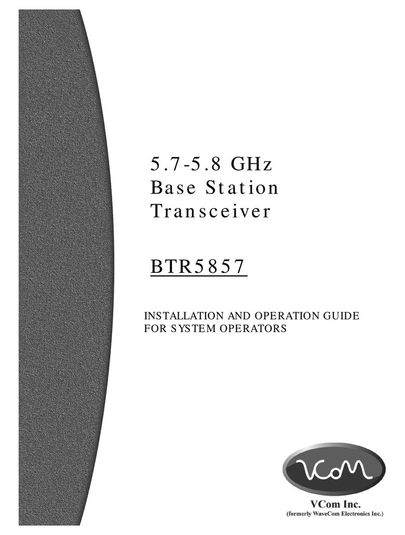 Vcom BTR5857 Installation and operation guide