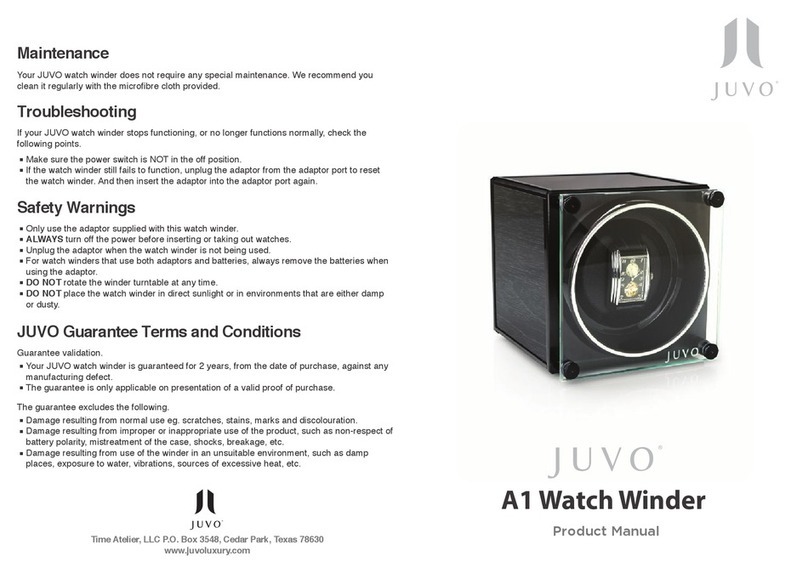 Juvo A1 product manual