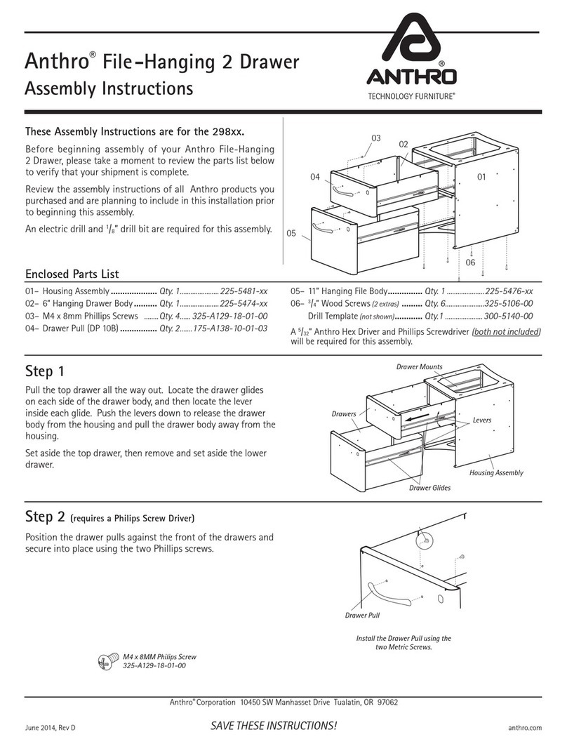 Anthro 298 series User manual