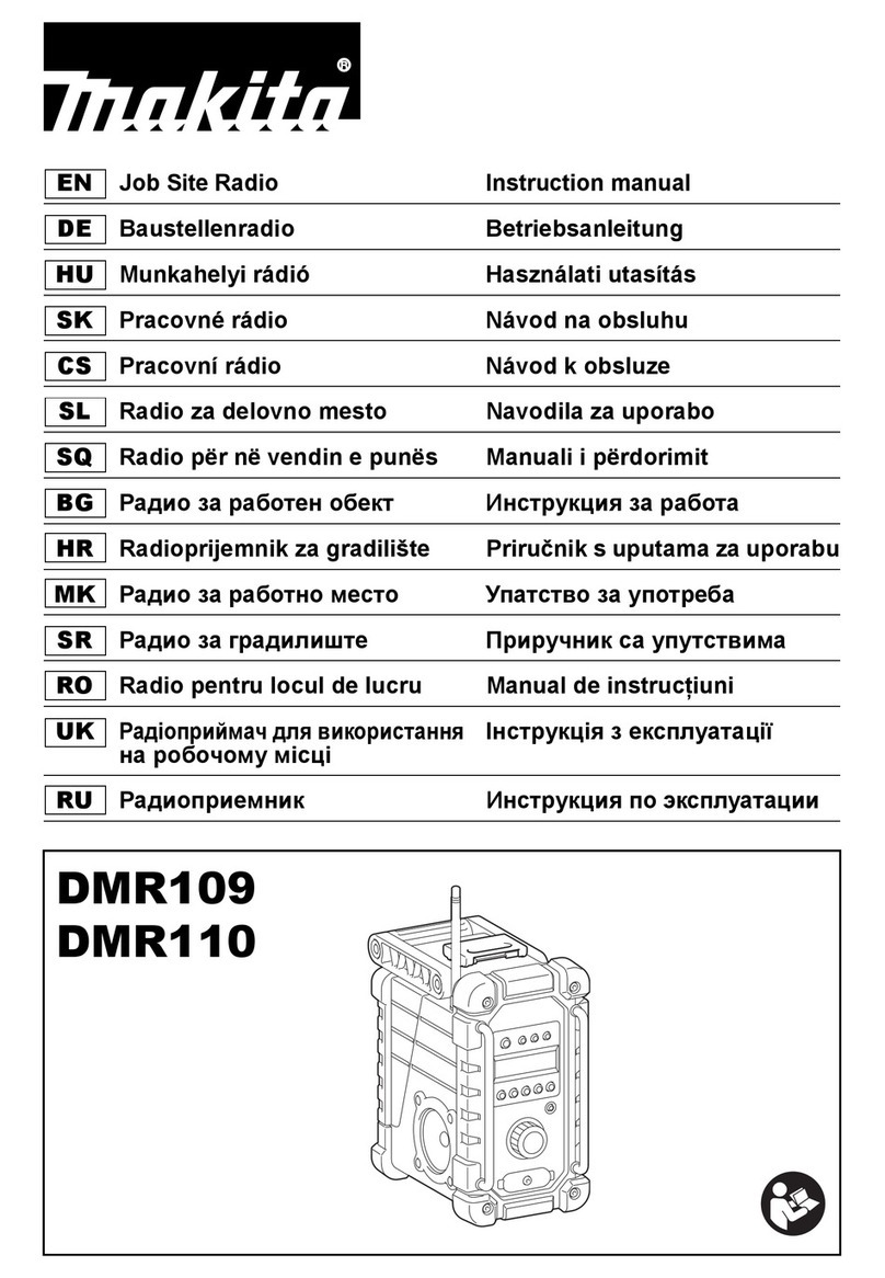 Makita DMR109 User manual