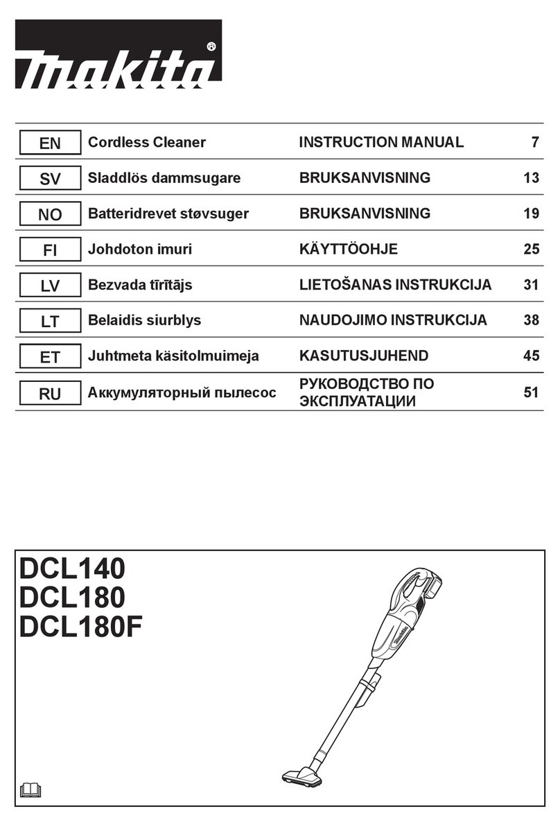 Makita DCL140 instruction manual