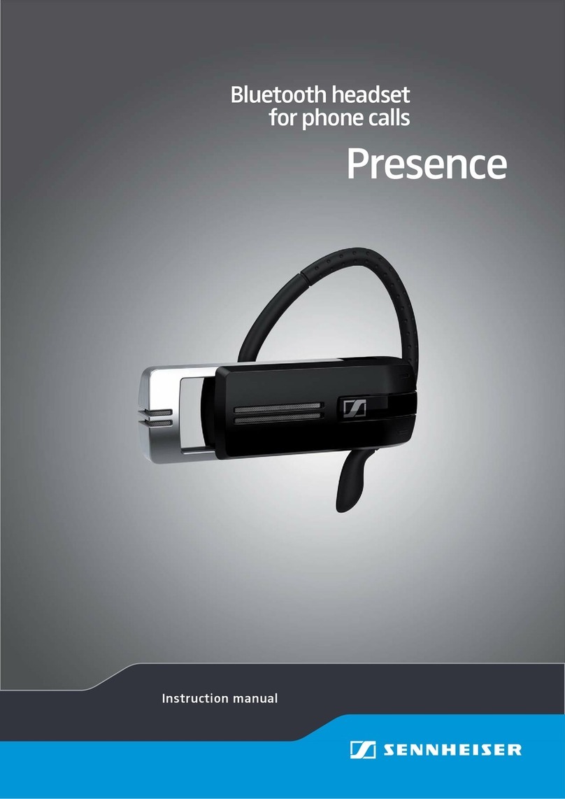 Sennheiser Presence Headset instruction manual