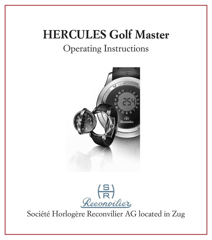 Reconvilier HERCULES Golf Master operating instructions