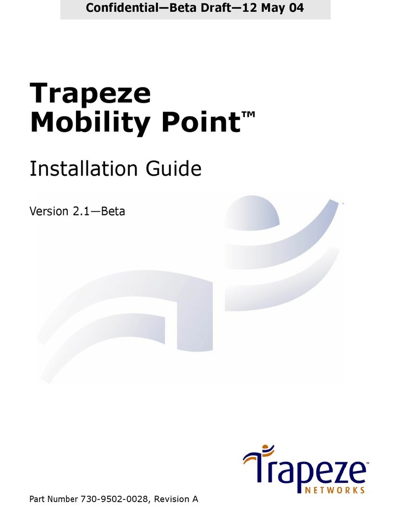 Trapeze Indoor Mobility Point installation guide