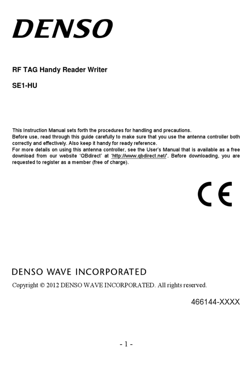 Denso SE1-HU instruction manual