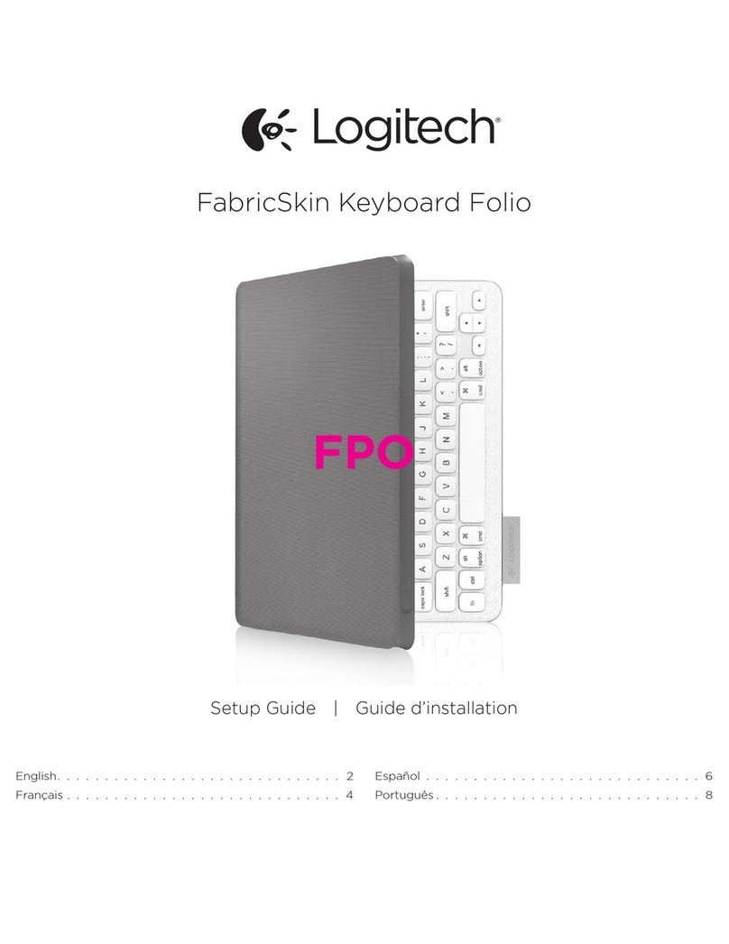 Logitech FabricSkin User manual