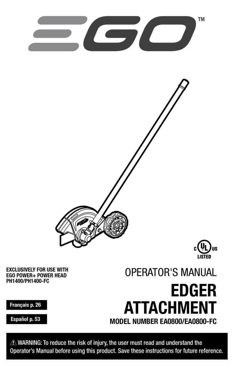EGO EA0800 Operator's manual