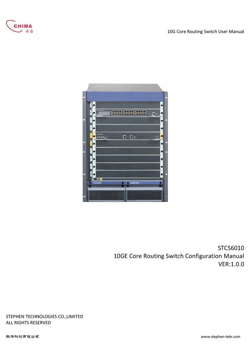 Chima STCS6010 Configuration manual