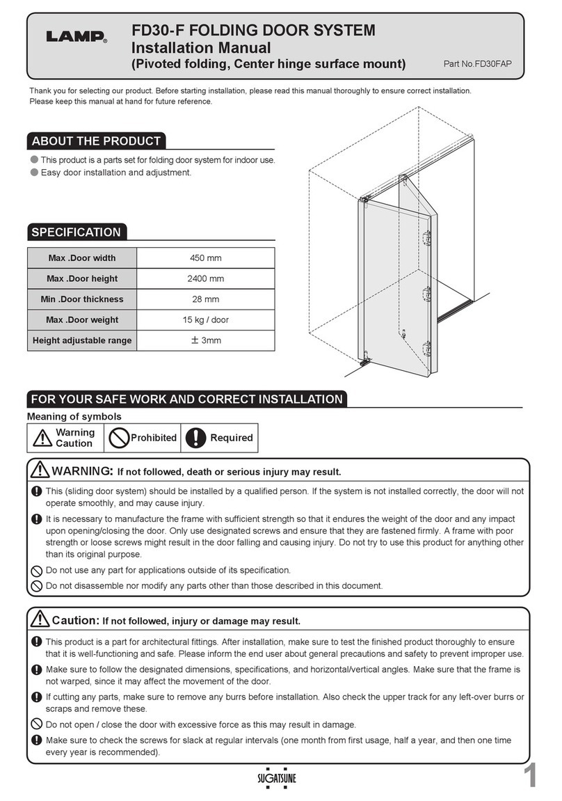 Lamp FD30-F installation manual