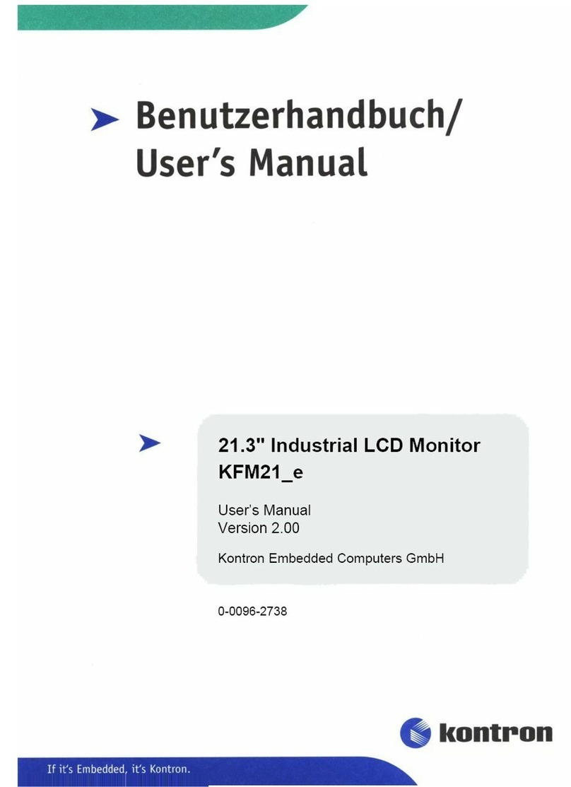 Kontron KFM21_e User manual