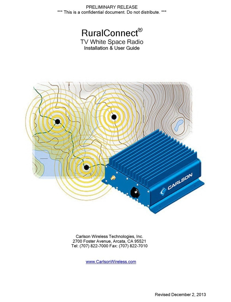 Carlson RuralConnect Installation & user guide
