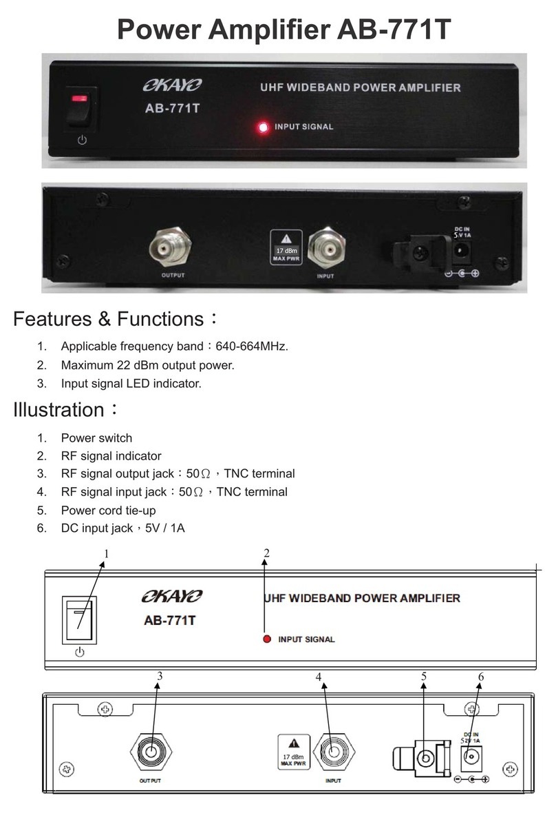 Okayo AB-771T user manual