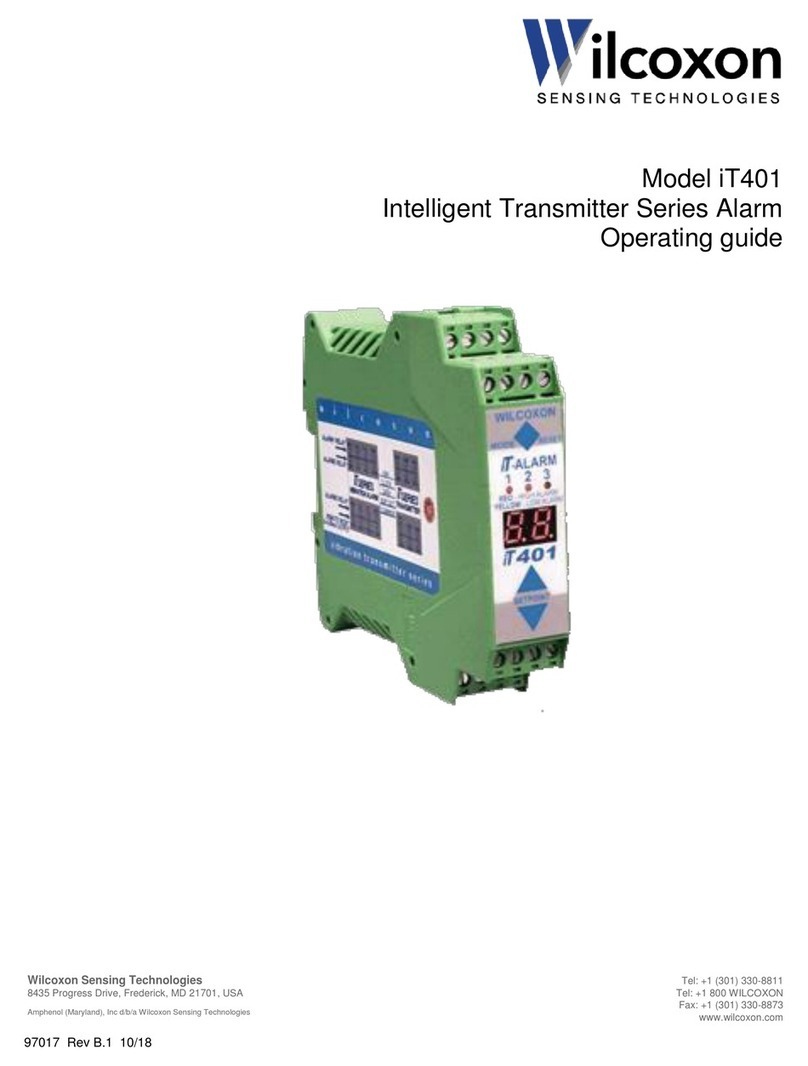 Wilcoxon iT401 operating guide