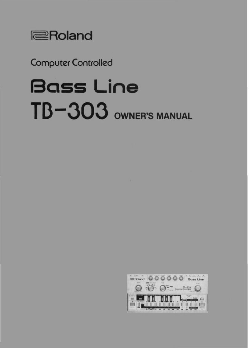 Roland TD-303 User manual