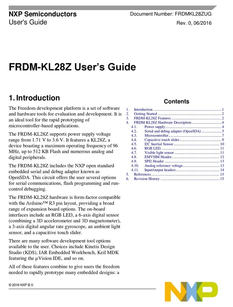 NXP Semiconductors FRDM-KL28Z user guide