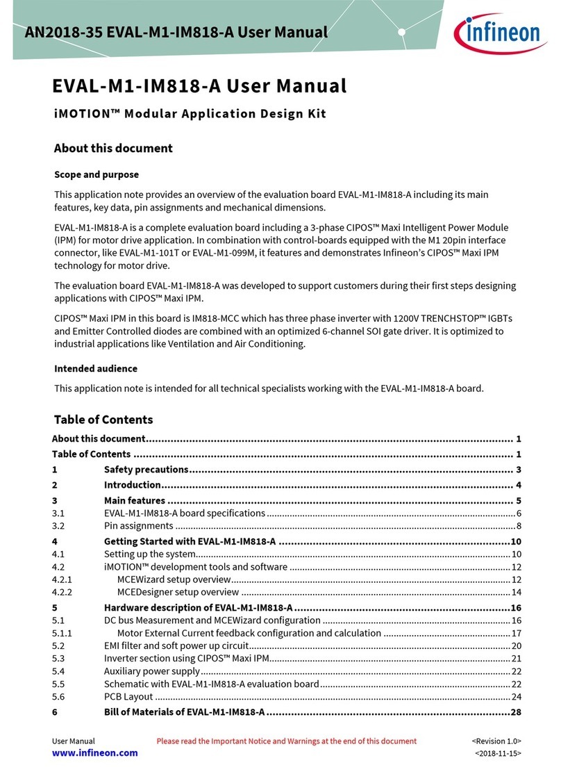Infineon EVAL-M1-IM818-A User manual