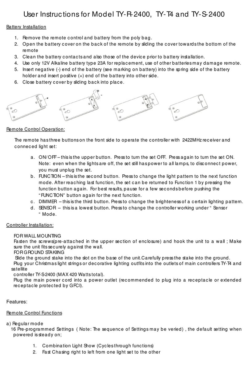 Toyo TY-R-2400 User instructions