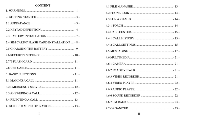 Verykool W92159B3 User manual