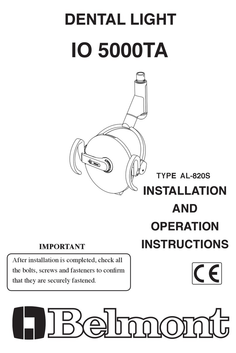 Belmont IO 5000TA Installation and operation instructions Belmont IO 5000TA Installation and operation instructions