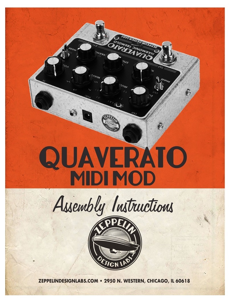 Zeppelin Design Labs QUAVERATO MIDI MOD User manual