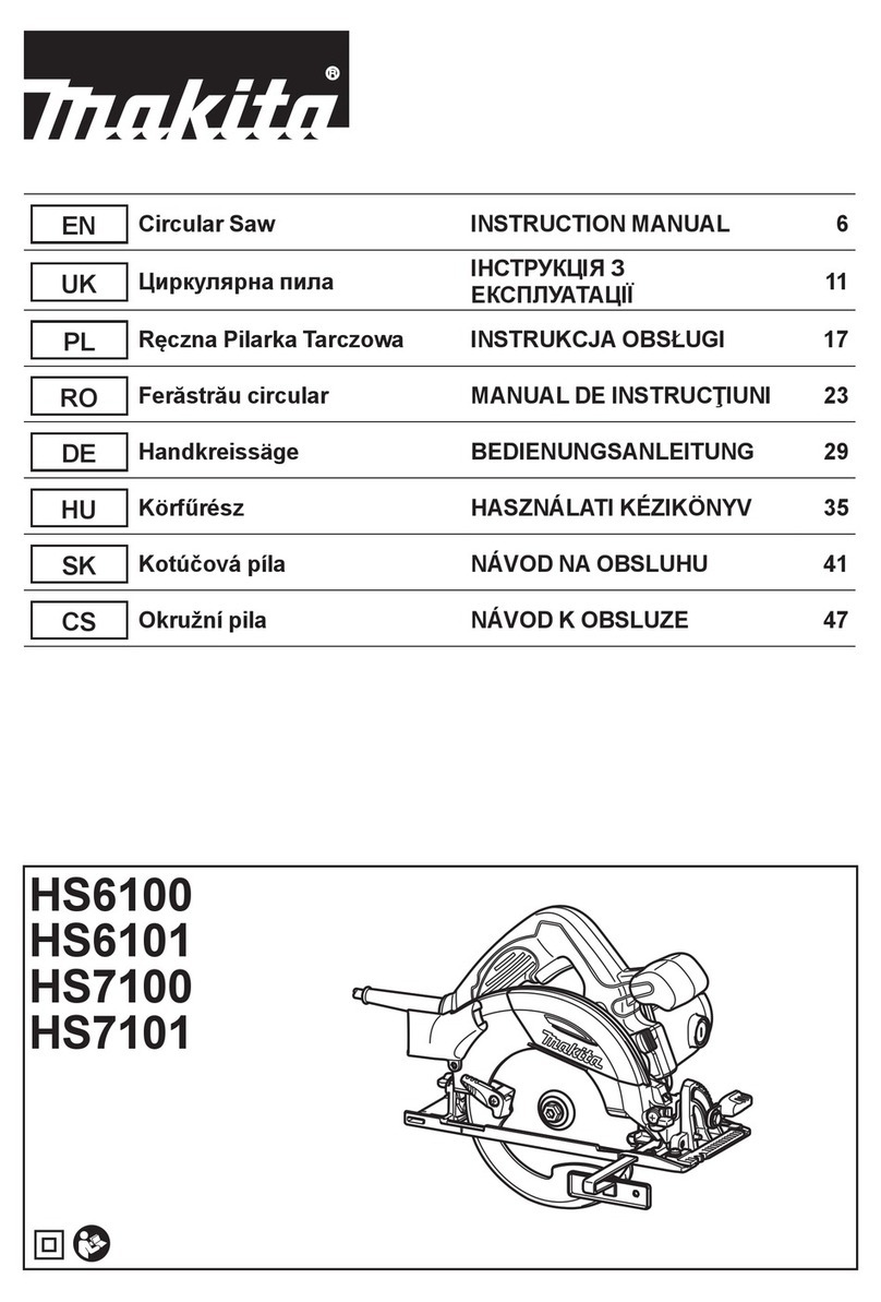 Makita HS6100 instruction manual