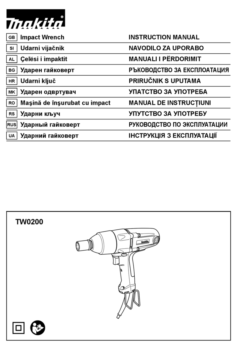 Makita TW0200 User manual Makita TW0200 User manual