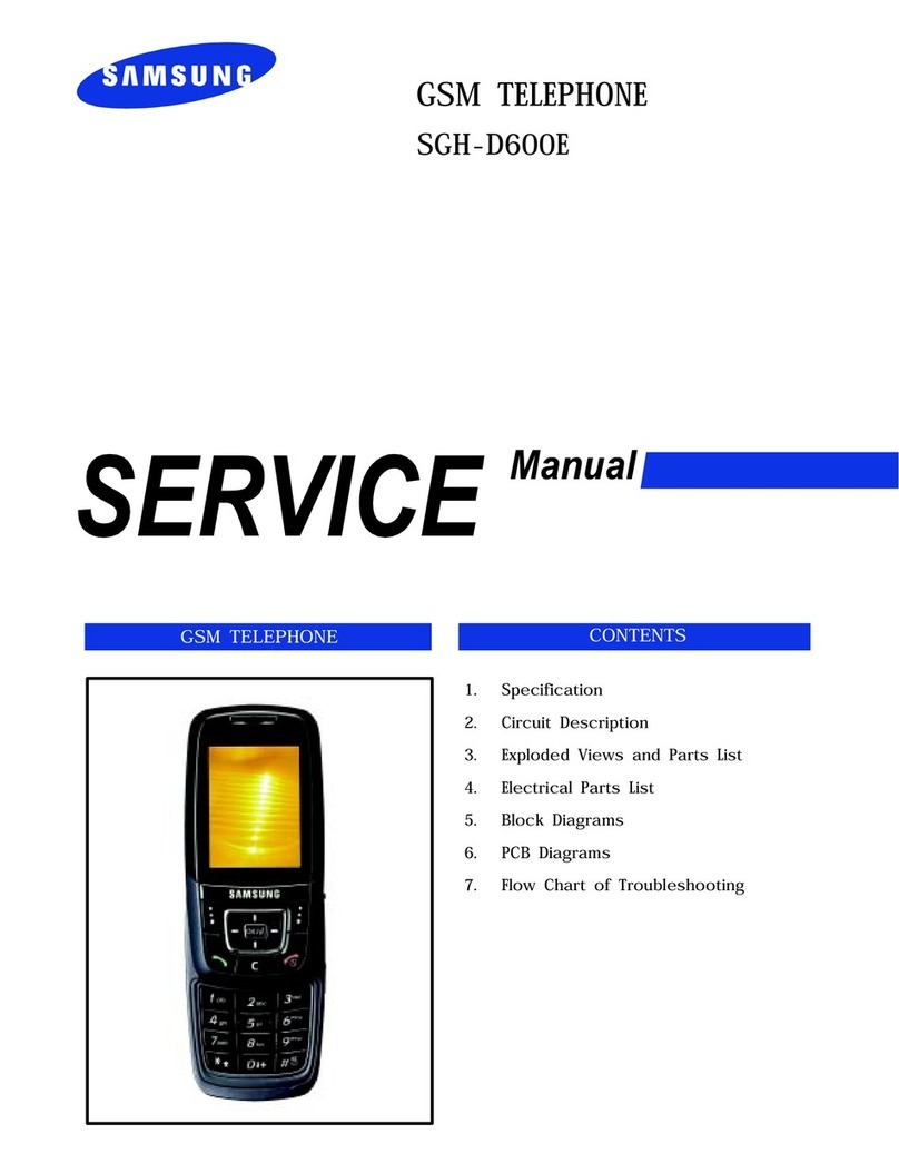 Samsung SGH-D600E User manual